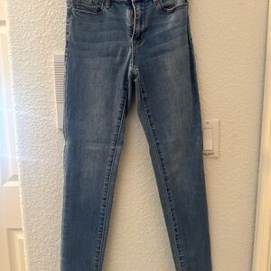 Pacsun Denim Blue High Rise Jeggings Size 23 Women's Jeans